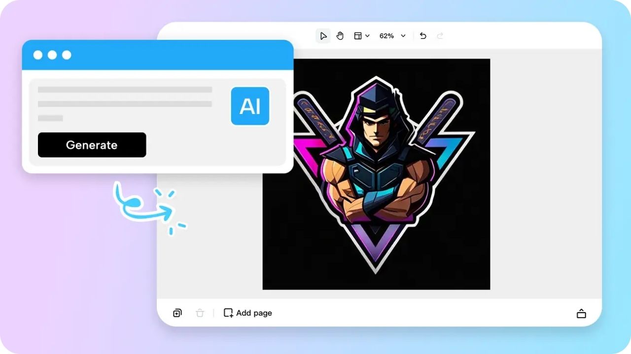 Design Unique Gaming Logos with Pippit’s AI Logo Maker
